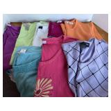 8 LADIES 1XL TOPS