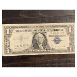 1957A $1 BLUE SEAL SILVER CERTIFICATE STAR NOTE - SERIAL NO *11322317A