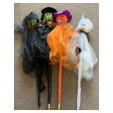 4 HALLOWEEN YARD DECOR ITEMS