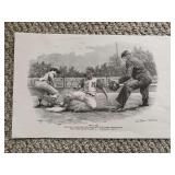 J.E. ADAMS SIGNED 323/900 BLACK & WHITE READY TO FRAME PICTURE OF PETE ROSE SLIDING INTO 3RD BASE AT LUTHER WILLIAMS FIELD MACON 5/21/1962 18X12