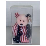 1999 TY BEANIE BABY "SPANGLE" WITH PINK FACE IN DISPLAY BOX