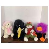 4 STUFFED ANIMALS - 2 NEW W/ TAGS