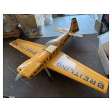 BREITLING CAP SIG RC PLANE W/ FUTABA SKY SPORT Z6A CHANNEL RADIO TRANSMITTER (UNSURE OF WORKING CONDITION) 64" LONG X 72" WIDE