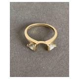 P14K RING GUARD W/ CZ