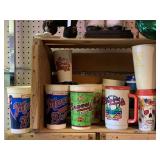 ASSORTMENT OF COLLECTIBLE PLASTIC CUPS