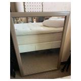 WOOD FRAMED MIRROR 28X40