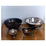 4 PIECES OF VINTAGE SILVERPLATE