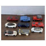 9 VINTAGE METAL CARS (2 METAL, 4 HOT WHEELS, 1 MATCHBOX & MORE)