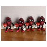 1988 CALIFORNIA RAISIN VALENTINE - 4 "BE MINE"