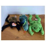 3 TY BEANIES (1997 HISSY, 1996 SPINNER, 1993 LEGS)
