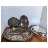 4 PIECES OF VINTAGE SILVERPLATE
