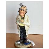 VINTAGE DOUG HARRIS COLLECTION "DOCTORS IN" 7 1/4" TALL W/ BOX