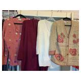 LADIES CLOTHING LOT - 7 SWEATER JACKETS - ALL SIZE 1XL