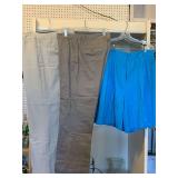 LADIES CLOTHING LOT - 2 LADIES PANTS, 1 LADIES SHORTS, 3 SKIRTS - ALL SIZE 14
