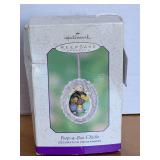 2001 HALLMARK "PEEP-A-BOO CHICKS" EASTER ORNAMENT