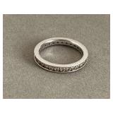 925 STERLING BAND W/ CZ