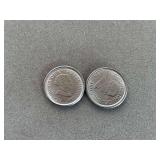 2 URUGUAY 10 CENTESIMOS COINS (1994) - CHECKOUT