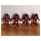 1988 CALIFORNIA RAISIN VALENTINE - 4 "BE MINE"