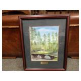 PAINTING TITLE AMEN CORNER 12TH HOLE AUGUSTA NATIONAL