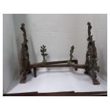 SET OF ANTIQUE ANDIRONS