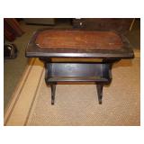 VINTAGE WOODEN MAGAZINE RACK