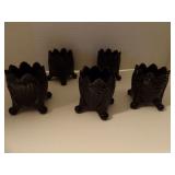 ANTIQUE TOOTHPICK HOLDERS OLD SLEEPY EYE BY HAROLD BENNETT GUERNSEY