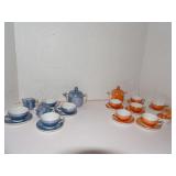 TWO VINTAGE MINIATURE TEA SETS MADE IN GERMANY