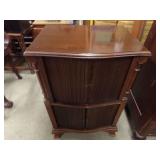 ANTIQUE MAHOGANY PHOTOGRAPH OR RECORD CABINET