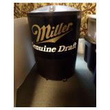 MILLER GENUINE DRAFT ROLLING COOLER ADVERTISEMENT
