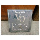 SEAGRAMS VO CLOCK ADVERTISEMENT