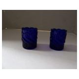 2 VINTAGE LE SMITH TOOTHPICK HOLDER REPEAT PATTERN
