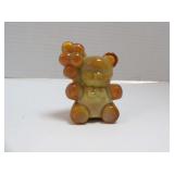 VINTAGE BOYD GLASS PATRICK BALLOON BEAR UV REACTIVE