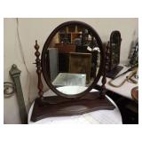 ANTIQUE TABLE TOP MIRROR