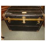ANTIQUE LUTZ AND COMPANY TRAVEL TRUNK