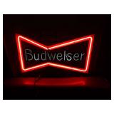 BUDWEISER NEON LIGHT ADVERTISEMENT