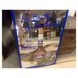 DE KUYPER ORIGINAL BLUEBERRY, BLUEBERRY SCHNAPPS BAR MIRROR