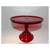 MASTER RUBY RED CAKE PLATE, UV REACTIVE ￼