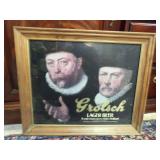 GROLSCH LAGER BEER FRAMED ADVERTISEMENT