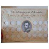 THE LAST 20 YEARS OF THE OBSOLETE LINCOLN WHEAT – YEAR PENNY 19 39–19 58 ￼