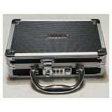 Small Vaultz lockbox, combination not yet set, see pictures for details.