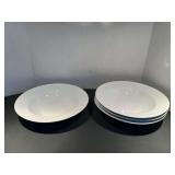 DR… Threshold porcelain soup bowls, four pieces, see pictures for details.