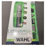 DR…Wahl lithium ion trimmer/shaver, comes in original box, see pictures for details.