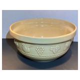 DR… Vintage stoneware mixing bowl with embossed fruit design, see pictures for details.