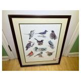 DR… Framed and matted “The Birds of Prestwick”, see pictures for details.