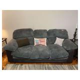 Plush, pillow back sofa, see pictures for details.