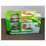 DR… Ball wide mouth canning jars, set of four, comes in original box, see pictures for details.