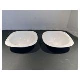 DR...Home porcelain bowls, set of two, see pictures for details.
