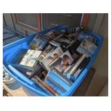 LARGE TUB FILLED WITH DVD MOVIES