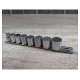 CRAFTSMAN 3/8-IN DRIVE SAE SOCKET SET WITH RAIL ORGANIZER