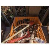 PET CRATE FILLED WITH TOOLS AND MORE